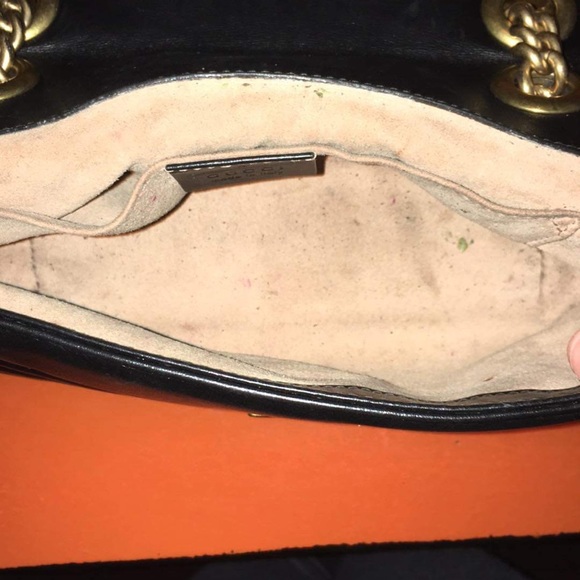 Black small mattelasse shoulder bag - Picture 3 of 4